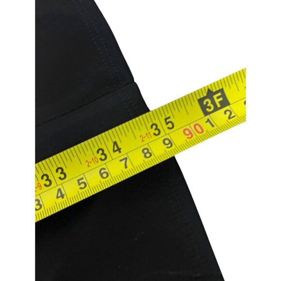 Massimo Dutti Women Midi Dress EU 36 US 4 Black Sleeveless Deep V Neck NWOT - Picture 10 of 11